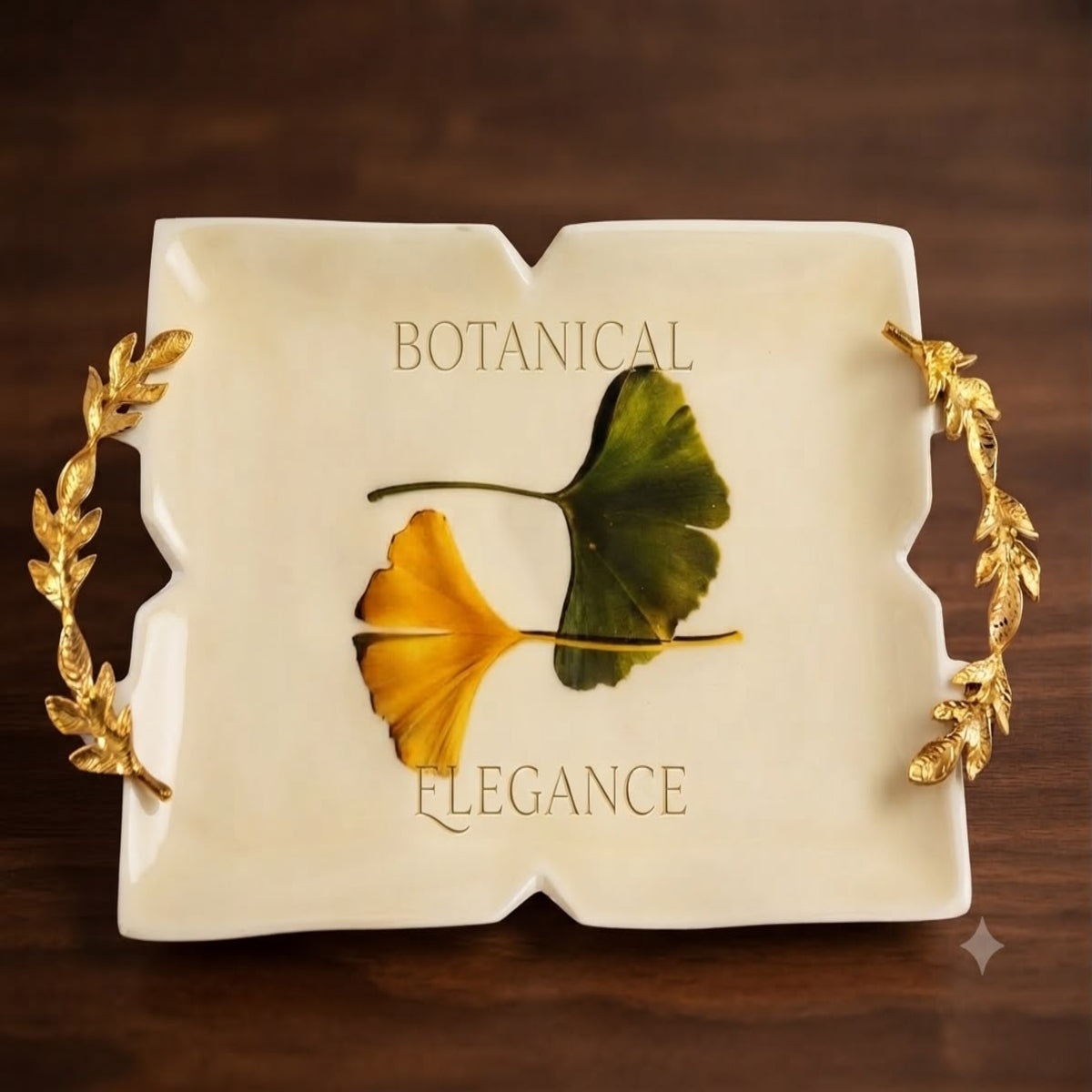 SHRINEX BRASS RECTANGLE TRAY