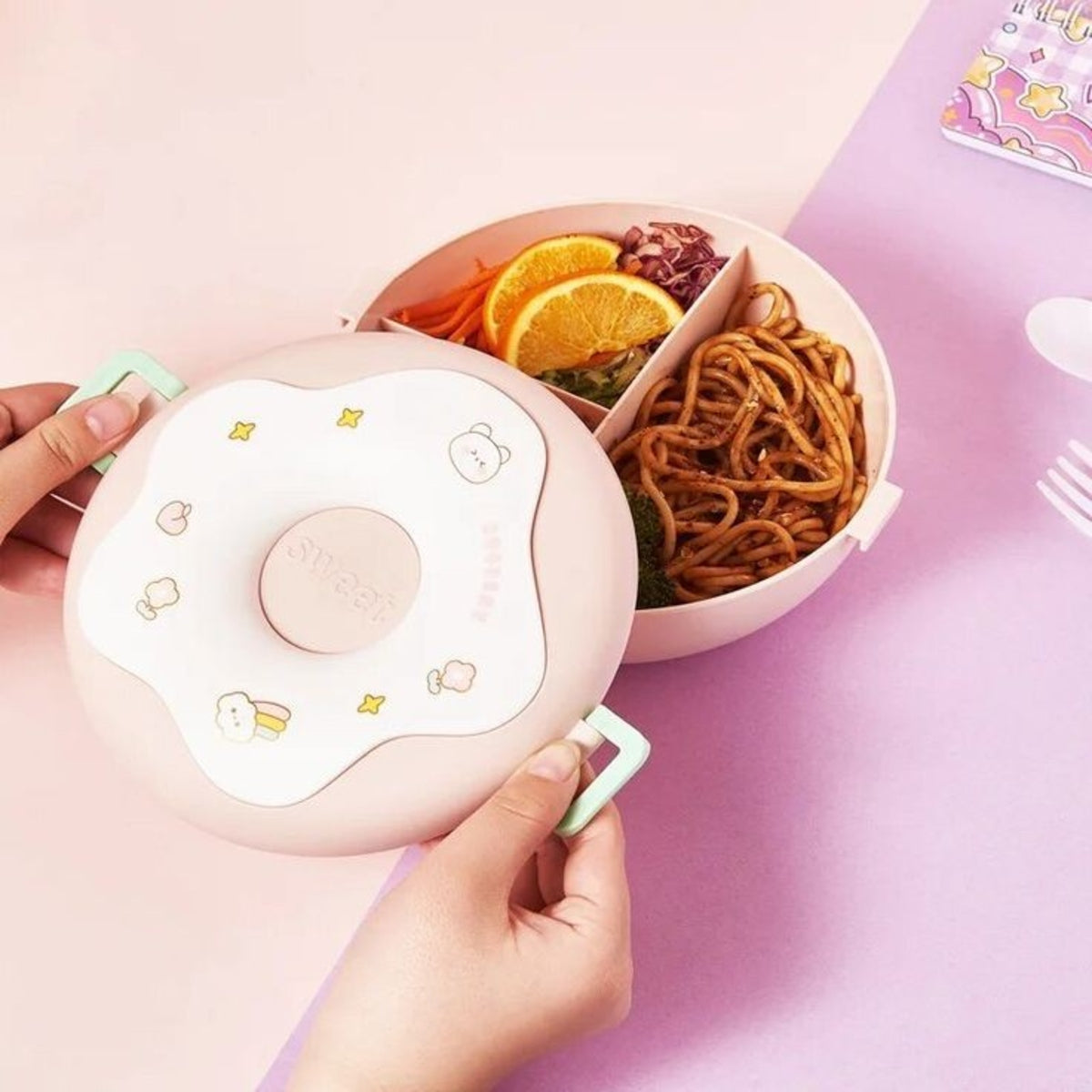SHRINEX Donut Lunch Box