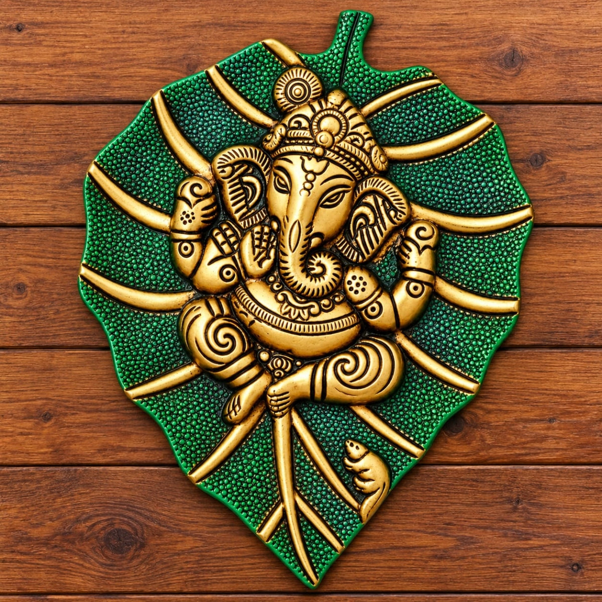 SHRINEX GREEN LEAF GANESH JI