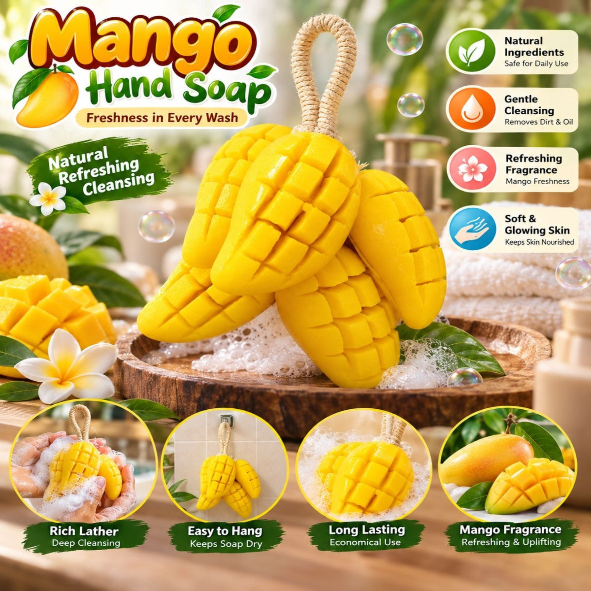 SHRINEX Mango Shape Hand Soap
