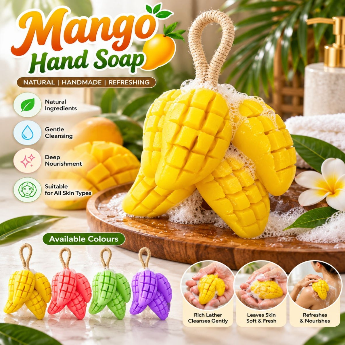 SHRINEX Mango Shape Hand Soap