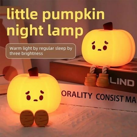 Multifunction Silicon Pumpkin Night Lamp