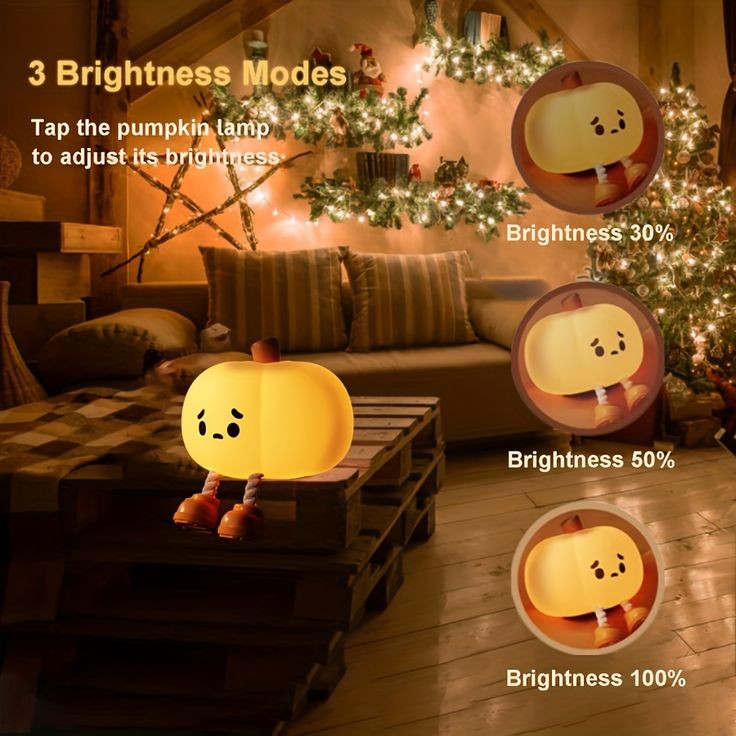Multifunction Silicon Pumpkin Night Lamp