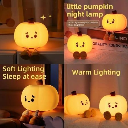 Multifunction Silicon Pumpkin Night Lamp