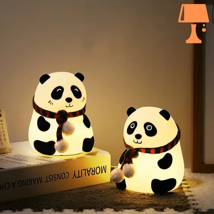 Silicon Panda Lamp