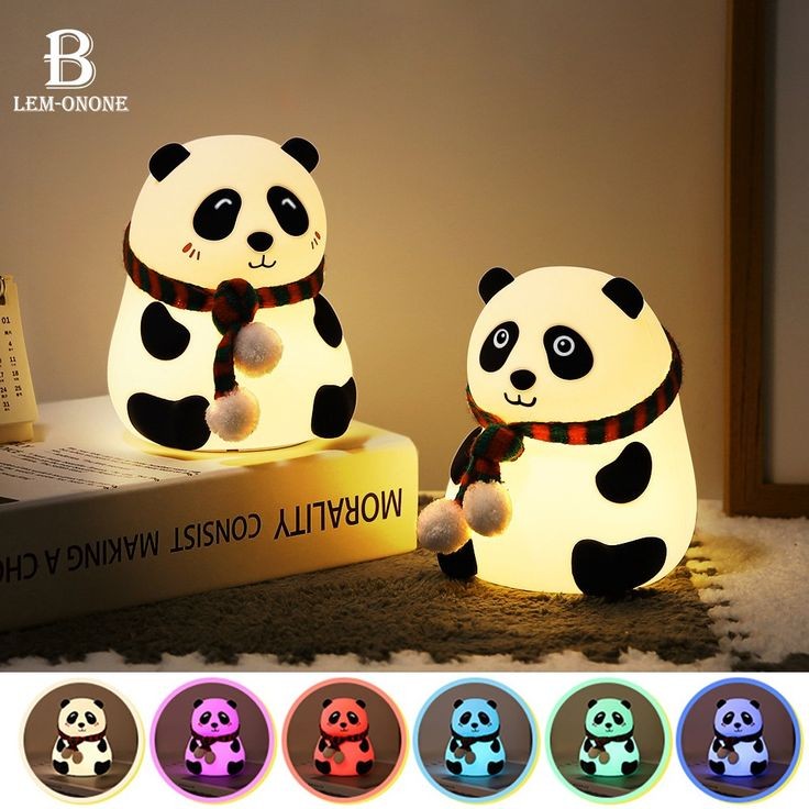 Silicon Panda Lamp