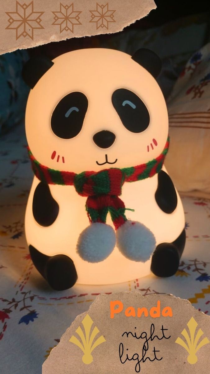 Silicon Panda Lamp