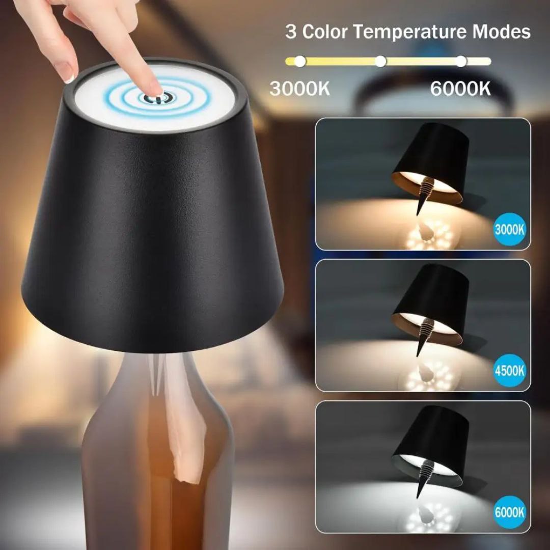 3 Modes Bottle Touch Lamp
