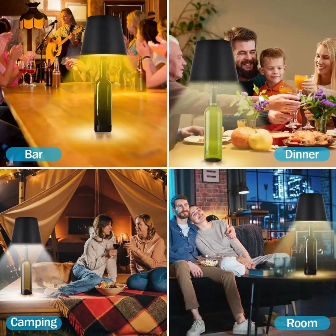 3 Modes Bottle Touch Lamp