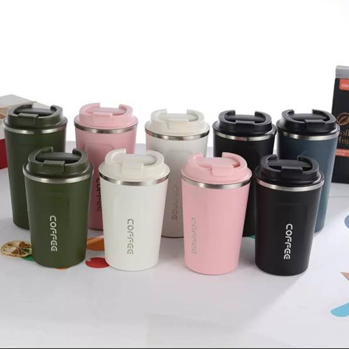 SHRINEX Stainless Steel Vacuum Coffee Mug