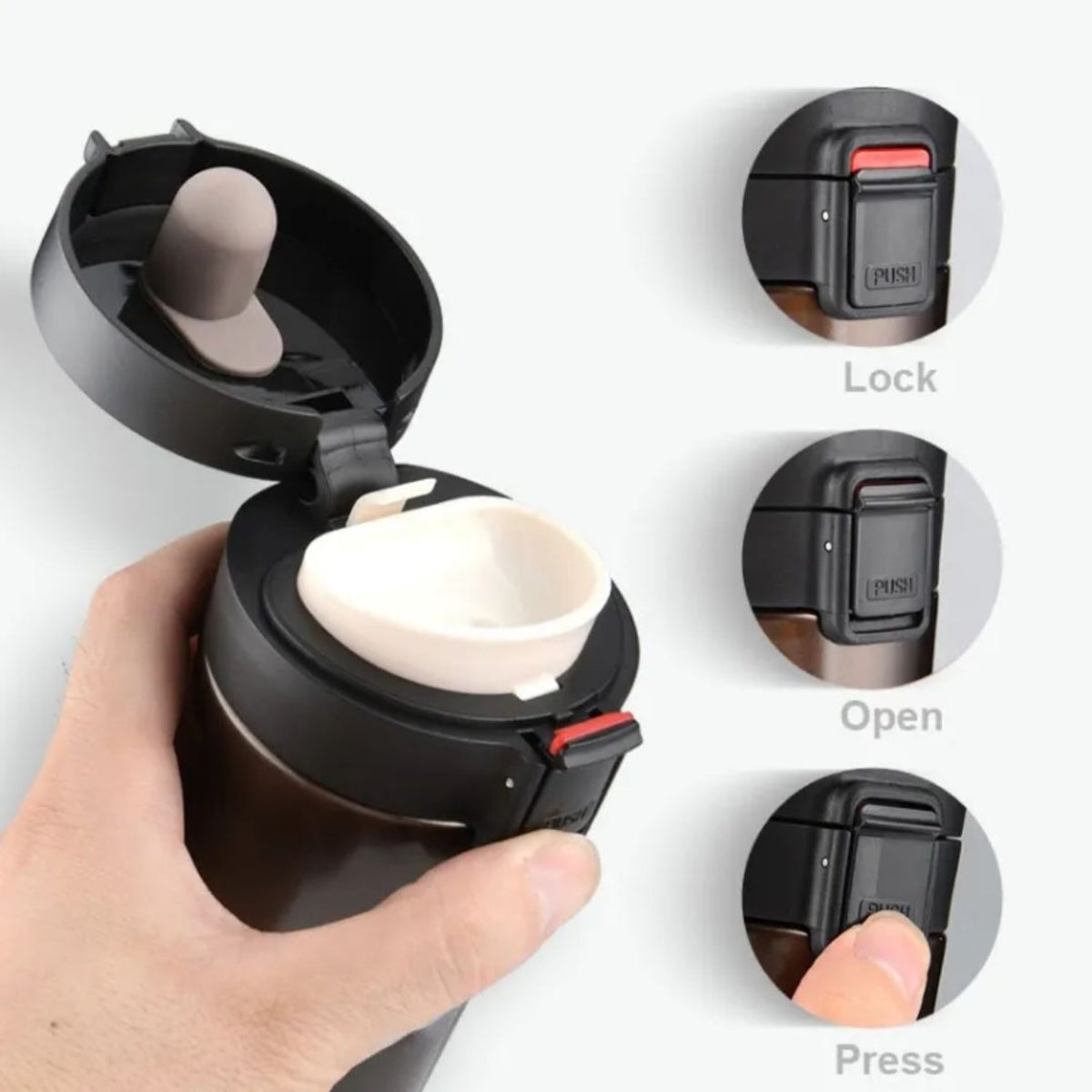 SHRINEX Stainless Steel Vacuum Insulation Mug